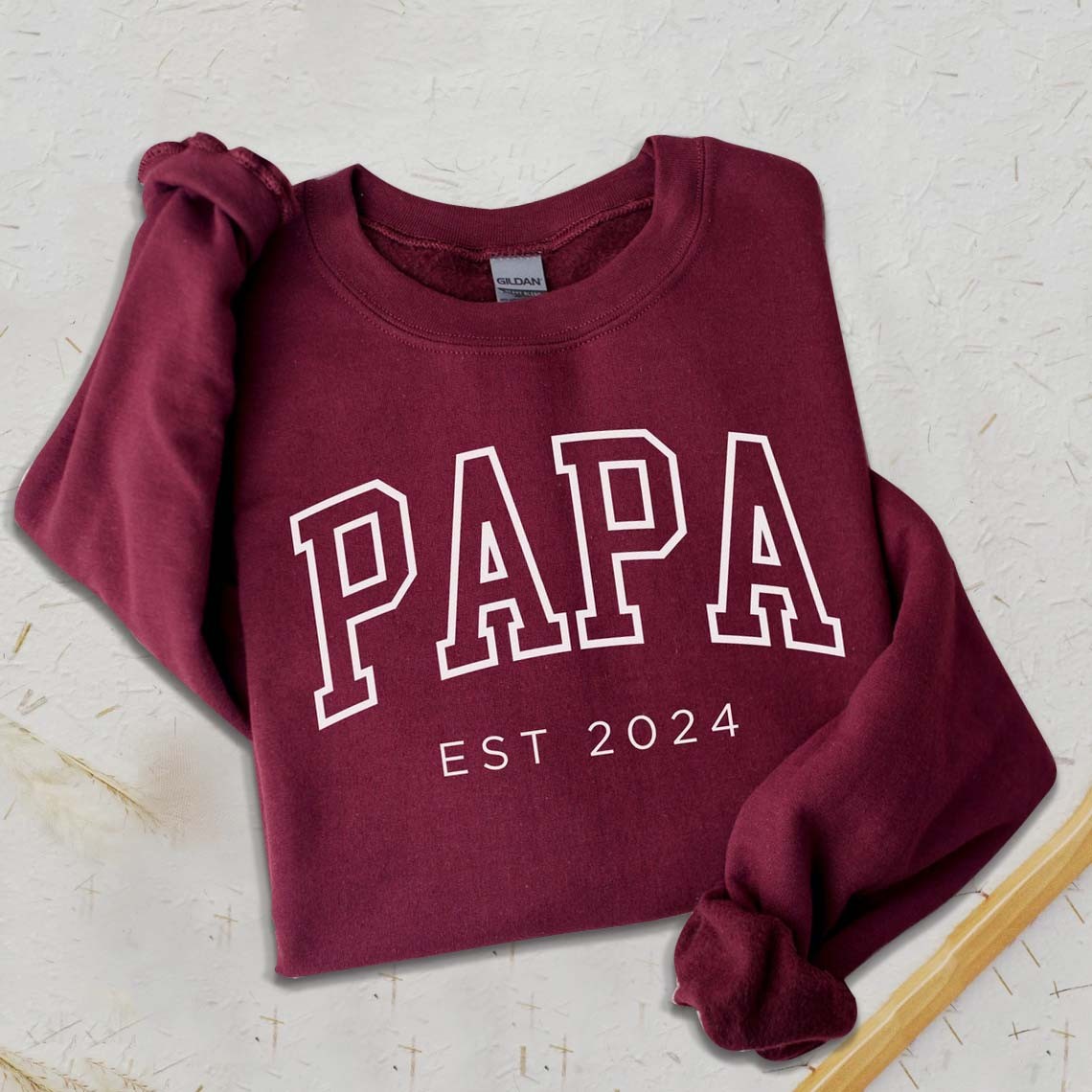 Sweat à capuche Papa personnalisé avec des noms d'enfants pour des idées de cadeaux pour la fête des pères