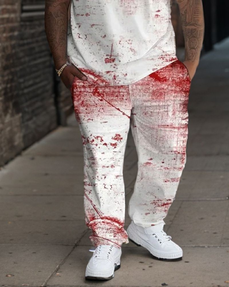 T-shirt à manches courtes pour hommes de grande taille It's Not My Blood