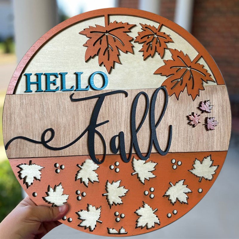 Rosefeels Hello Fall accroche-porte ferme entrée murale décor pour la maison