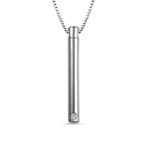 Collier souvenir de cendres de pierre de naissance personnalisé