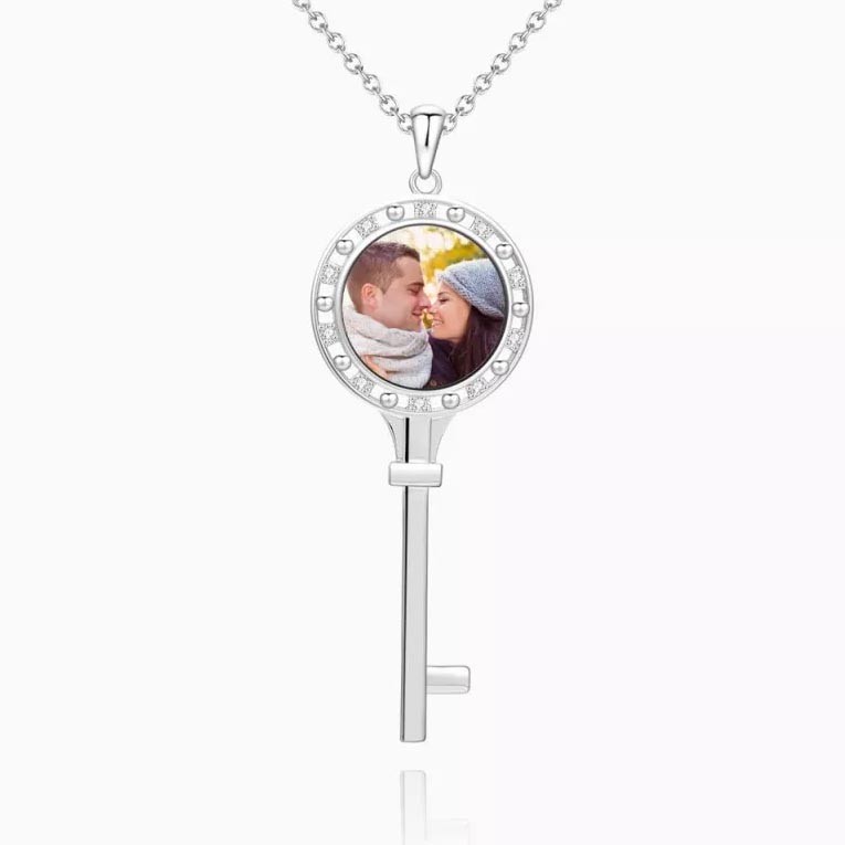 Collier photo clé