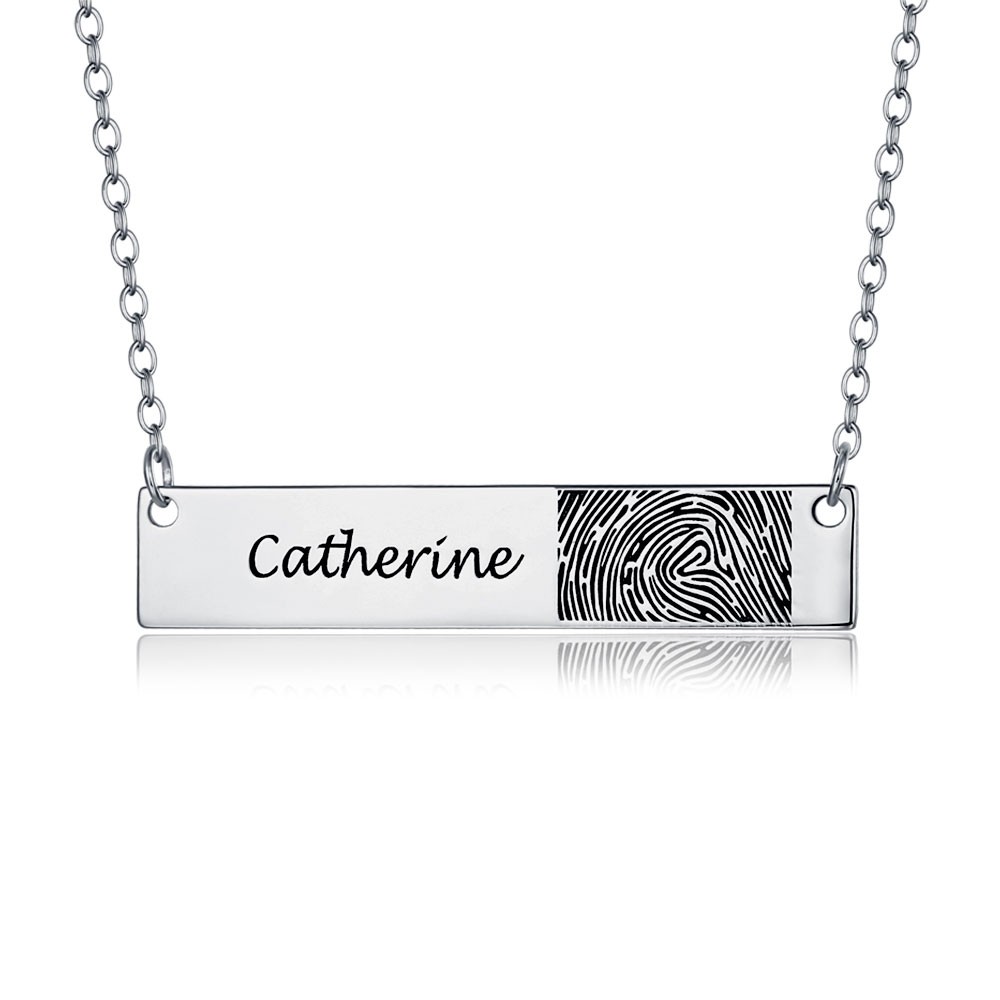 Collier de barre d'empreinte digitale