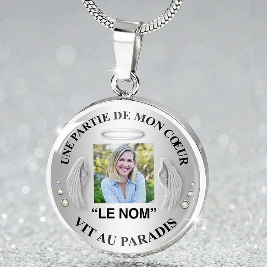 Collier Personnalisé "UNE PARTIE DE MON COEUR"