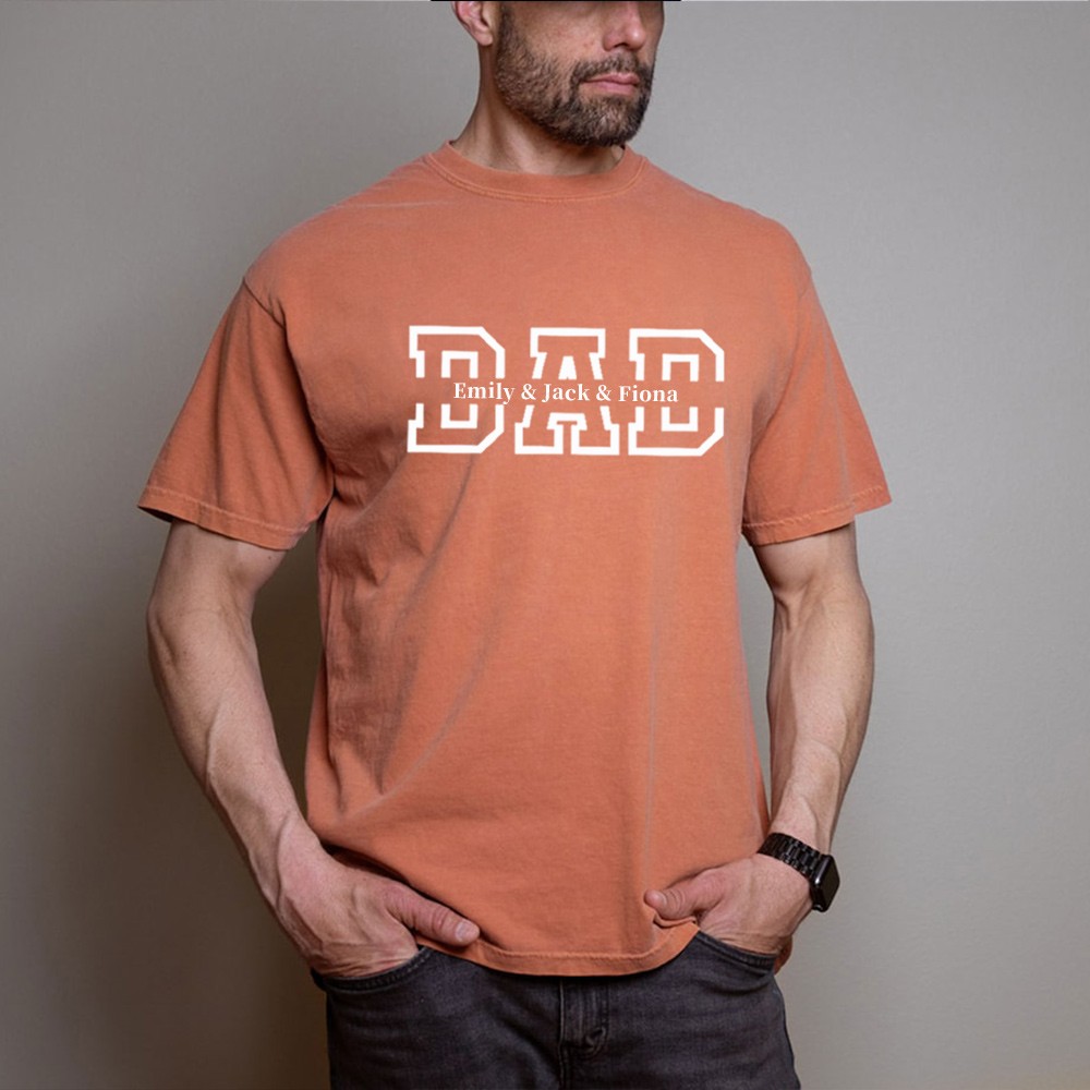 Sweat à capuche papa personnalisé avec noms d'enfants pour cadeau de fête des pères