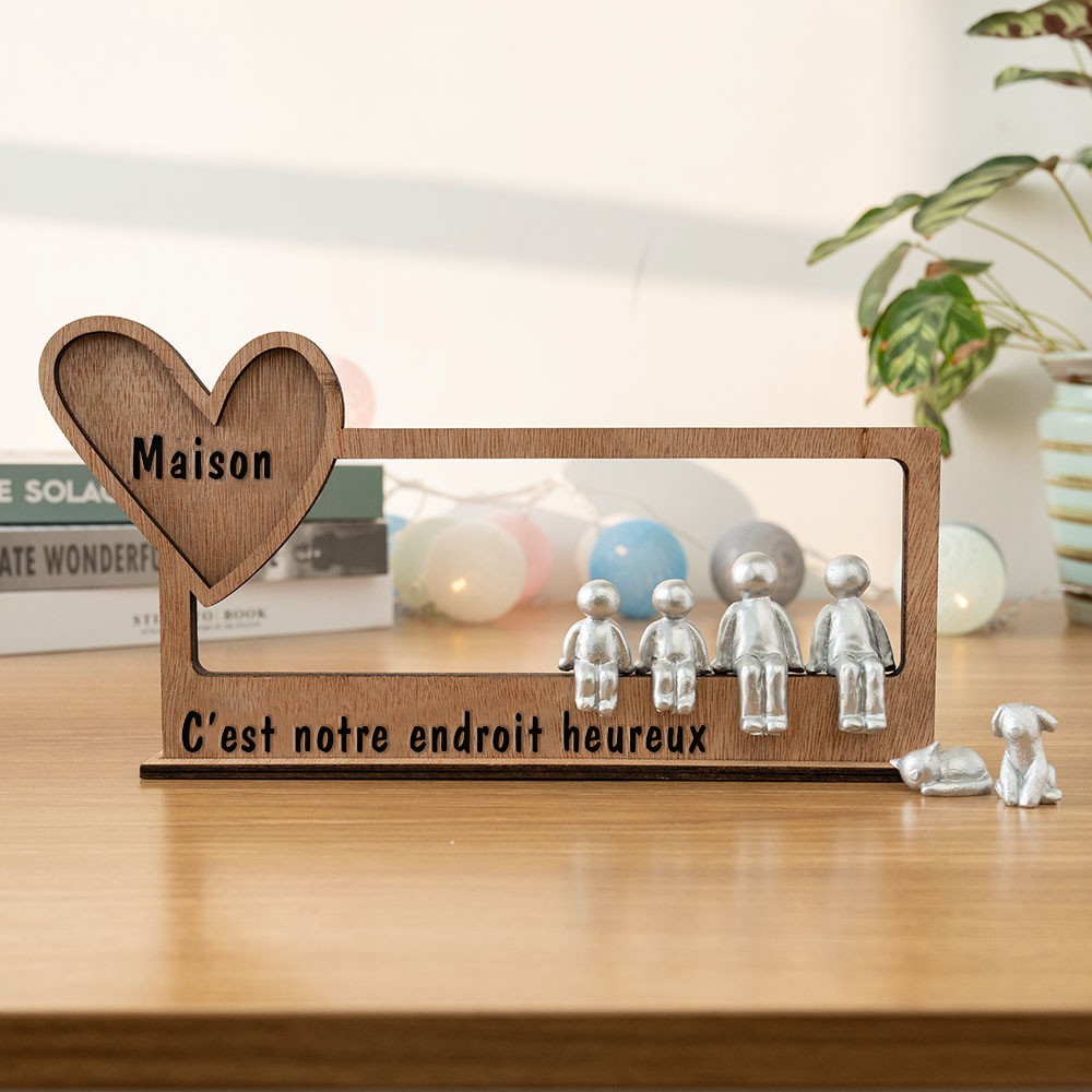 Figurines de sculpture personnalisées Idées cadeaux pour la fête des mères pour maman grand-mère