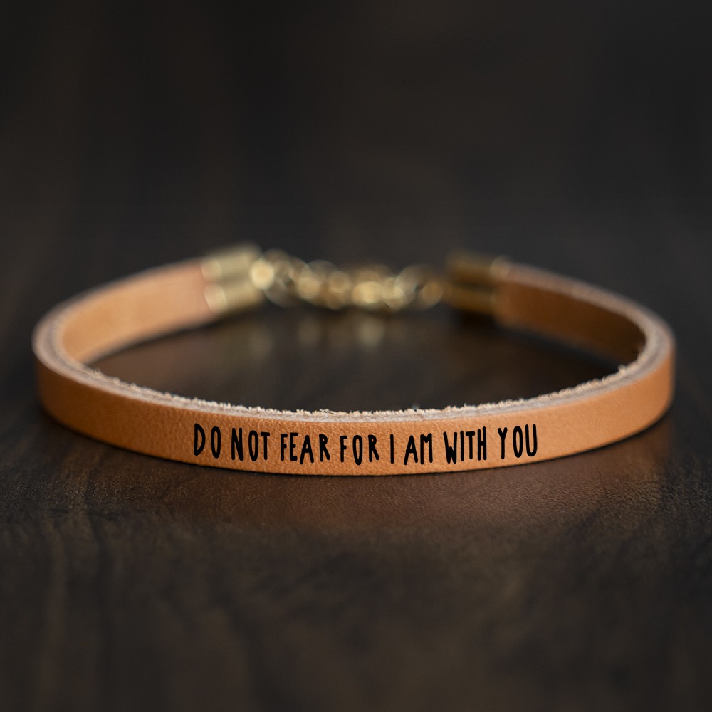 Cadeau d'inspiration de force de bracelet d'encouragement significatif