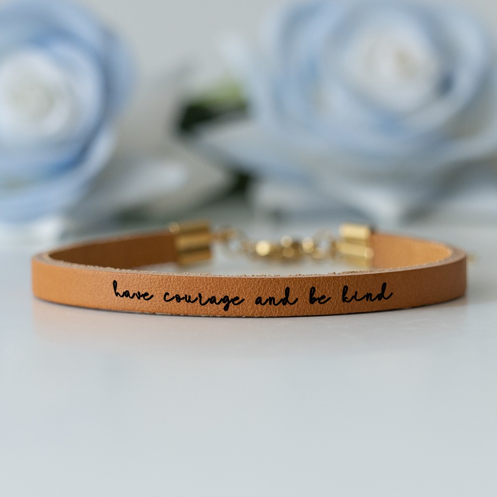 Cadeau de force de bracelet d'inspiration significative