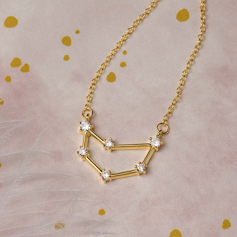 Collier Constellation Zodiaque Céleste Capricorne Personnalisé