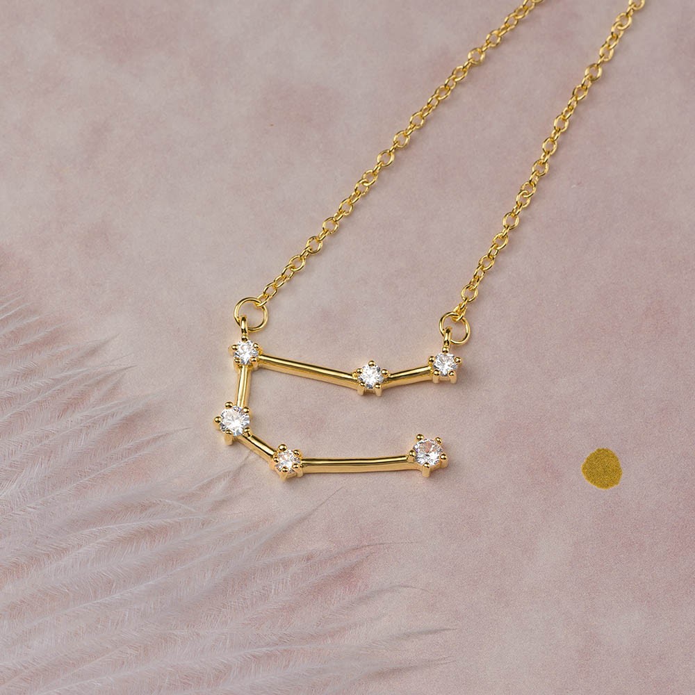 Collier Constellation Zodiaque Gémeaux Céleste Personnalisé