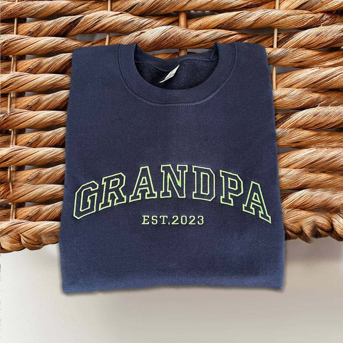 Sweat à capuche personnalisé brodé pour papa avec les noms des enfants pour cadeau de fête des pères