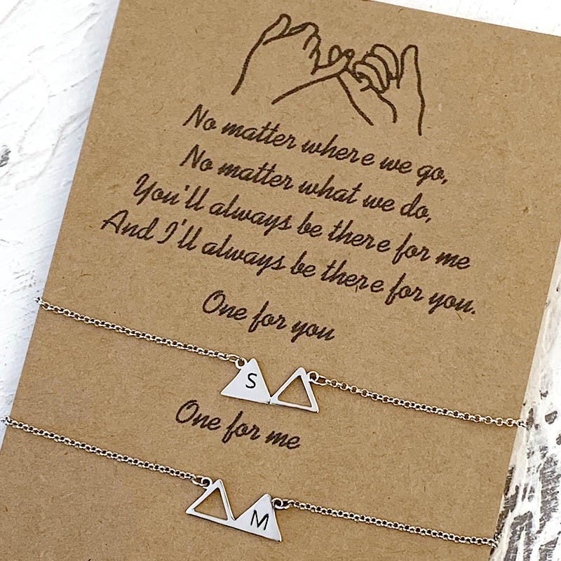 Personalized Best Friend Sister Friendship Bracelets For 2
