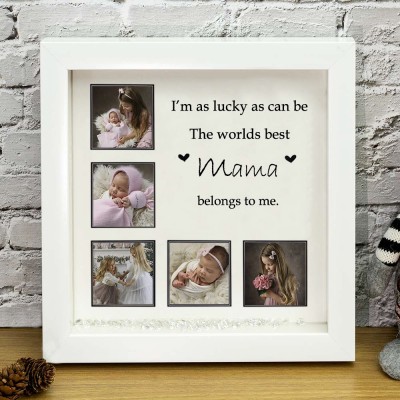 Personalized Anniversary Family Frame Home Decor Christmas Gift For Mom Grandma