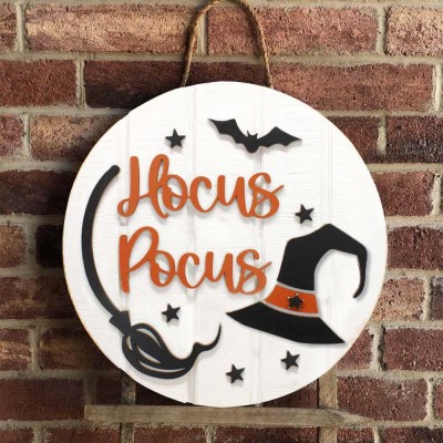 Rosefeels Happy Halloween Hocus Pocus accroche-porte ferme entrée façon mur décoration de la maison