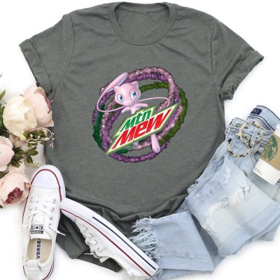 T-shirt personnalisé à col rond avec motif de dessin animé, le meilleur cadeau pour la fête des pères