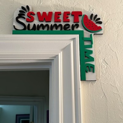 Pancarte D'angle de porte Sweet Summer Time