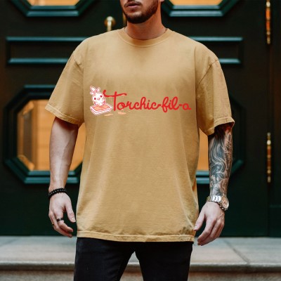 T-shirt personnalisé à col rond avec motif de dessin animé, le meilleur cadeau pour la fête des pères