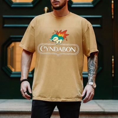 T-shirt personnalisé à col rond avec motif de dessin animé, le meilleur cadeau pour la fête des pères