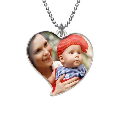 Collier photo coeur