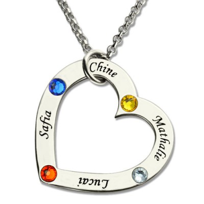 Collier Mère Famille Dans Votre Coeur Bijoux