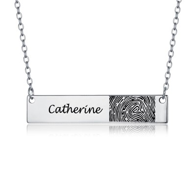 Collier de barre d'empreinte digitale