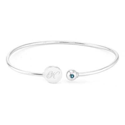 Bracelet à breloques Infinity personnalisé