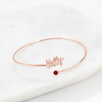 Bracelet Feuille Noire