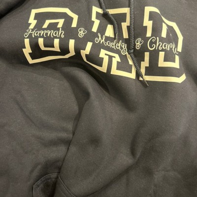 Sweat à capuche papa personnalisé avec noms d'enfants pour cadeau de fête des pères