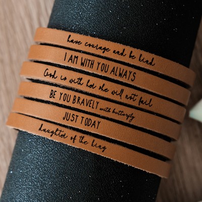 Cadeau de force d'inspiration de bracelet d'encouragement significatif