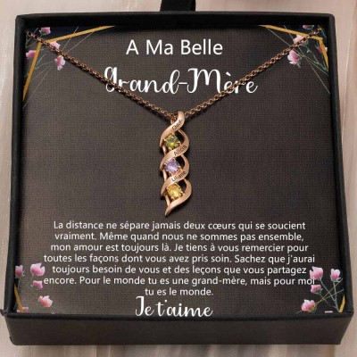 À ma belle collier de grand-mère des idées cadeaux de petits-enfants pour la fête des mères de grand-mère