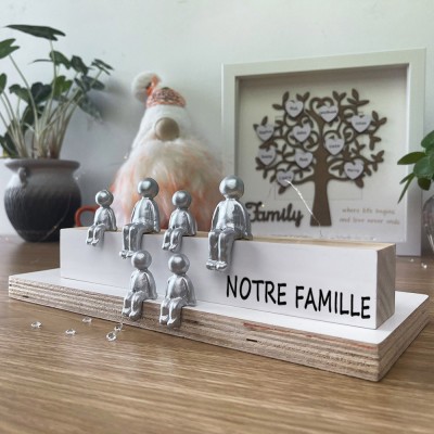 Cadeau de Noël personnalisé d'anniversaire de figurines de sculpture