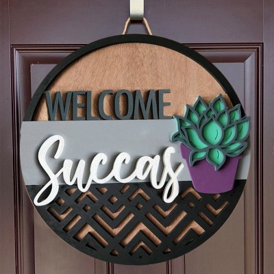 Rosefeels Welcome Succas accroche-porte ferme entrée murale décor à la maison