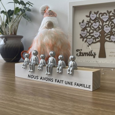 Figurines sculptées personnalisées, cadeau de Noël d'anniversaire