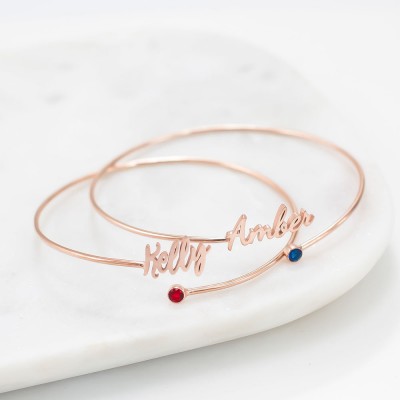 Bracelet Feuille Noire