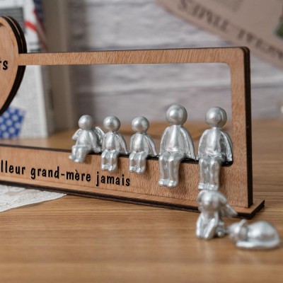 Figurines personnalisées Idées cadeaux anniversaire fête des mères pour maman grand-mère