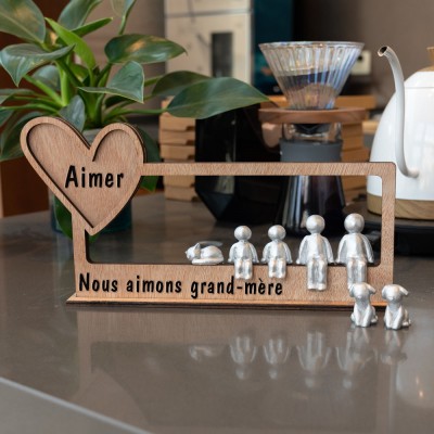 Figurines personnalisées Idées cadeaux anniversaire fête des mères pour maman grand-mère