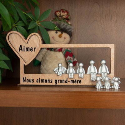 Figurines personnalisées Idées cadeaux anniversaire fête des mères pour maman grand-mère