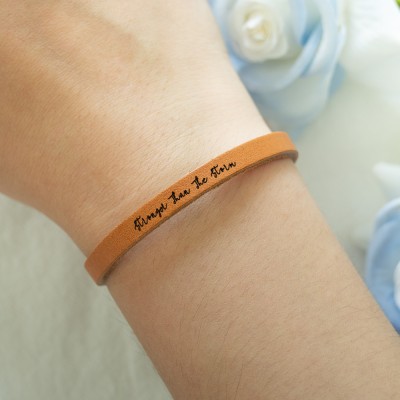 Cadeau d'inspiration de force de bracelet d'encouragement significatif