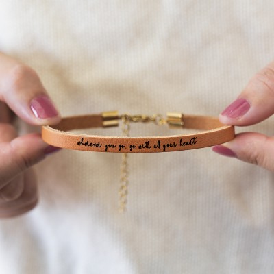 Cadeau d'inspiration de force de bracelet d'encouragement