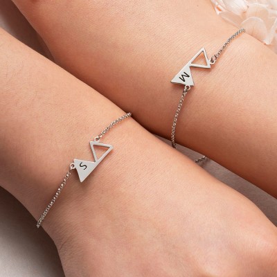 Bracelets d'amitié personnalisés Best Friend Sister pour 2