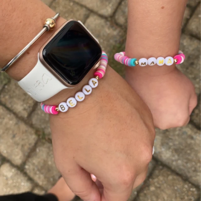 Bracelet Rentrée Scolaire Personnalisé Cadeau Premier Jour de Maternelle