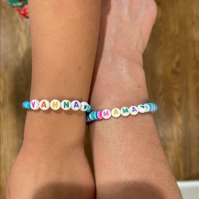 Bracelet Rentrée Scolaire Personnalisé Cadeau Premier Jour de 6ème