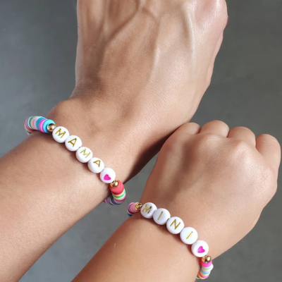 Bracelet Rentrée Scolaire Personnalisé Cadeau Premier Jour de MATERNELLE