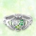 Caged Hearts Celtic Claddagh Ring