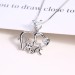 Customized Birthstone Elephant Necklace