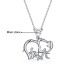 Customized Birthstone Elephant Necklace