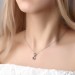 Stars Photo Necklace Silver