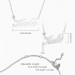 Personalized Birthstone Name Necklace