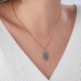Fingerprint Oval Necklace