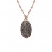 Fingerprint Oval Necklace