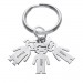 Personalized Keychain With Children Charms